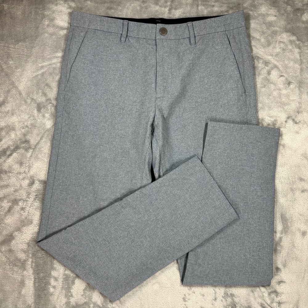 Bonobos Golf Tailored Fit Pants Mens 32x32 Heather Grey Performance GPT10923T